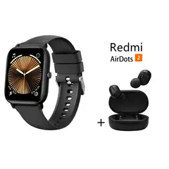XIAOMI - Audífonos Bluetooth Redmi AirDots 2 y Reloj Inteligente C09 - Negro