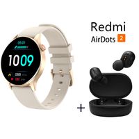 Y85 reloj inteligente deportivo + combo Redmi AirDots 2 - Blanquecino Blanco