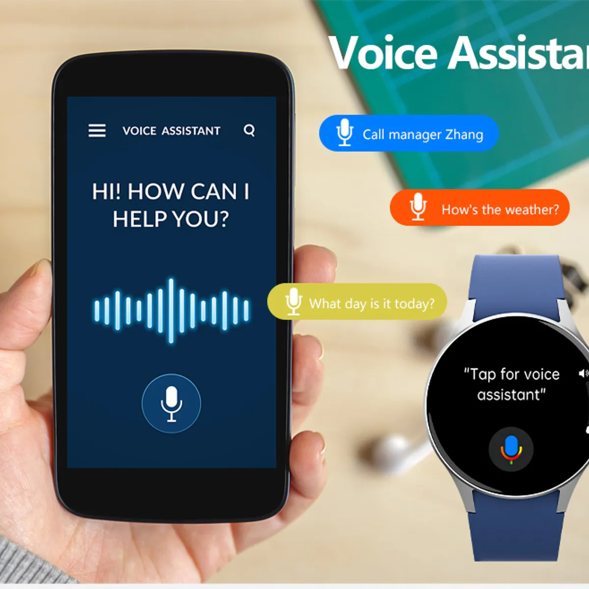 XIAOMI - Smartwatch Y80 + Audifonos Redmi AirDots 2
