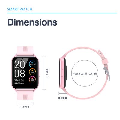 Imagen 2 del producto Y9PRO reloj inteligente deportivo + combo Redmi AirDots 2 - Rosa Negro