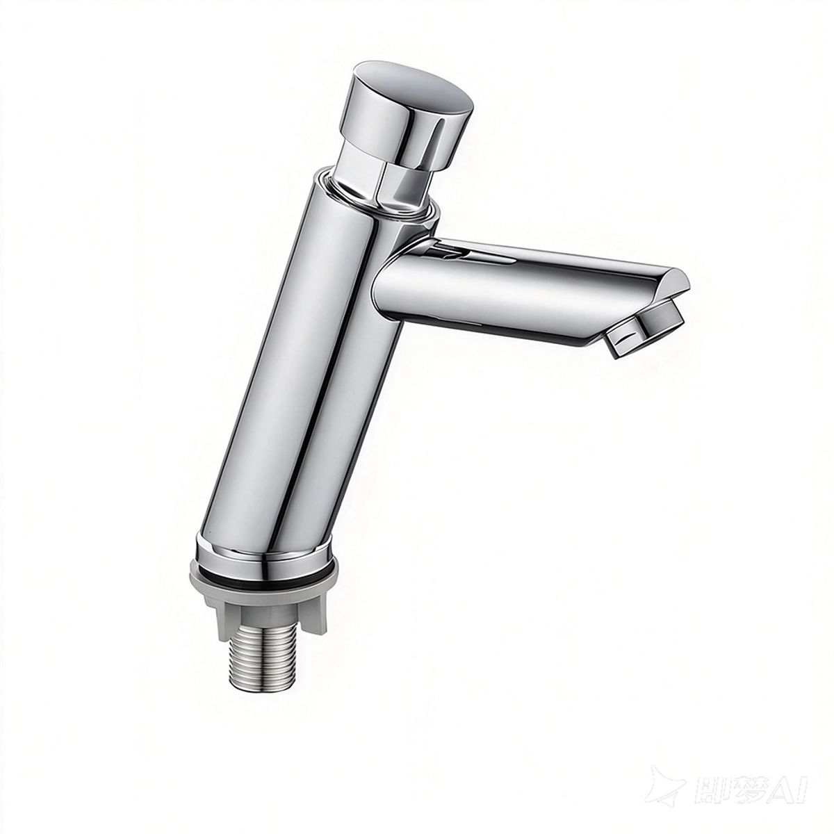 BLUEDREAMER - Grifo pulsador retardado de un solo agua fría totalmente de cobre