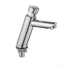 BLUEDREAMER - Grifo pulsador retardado de un solo agua fría totalmente de cobre