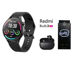 XIAOMI - Reloj inteligente de moda y Audifonos Redmi Buds 3 Lite - Negro