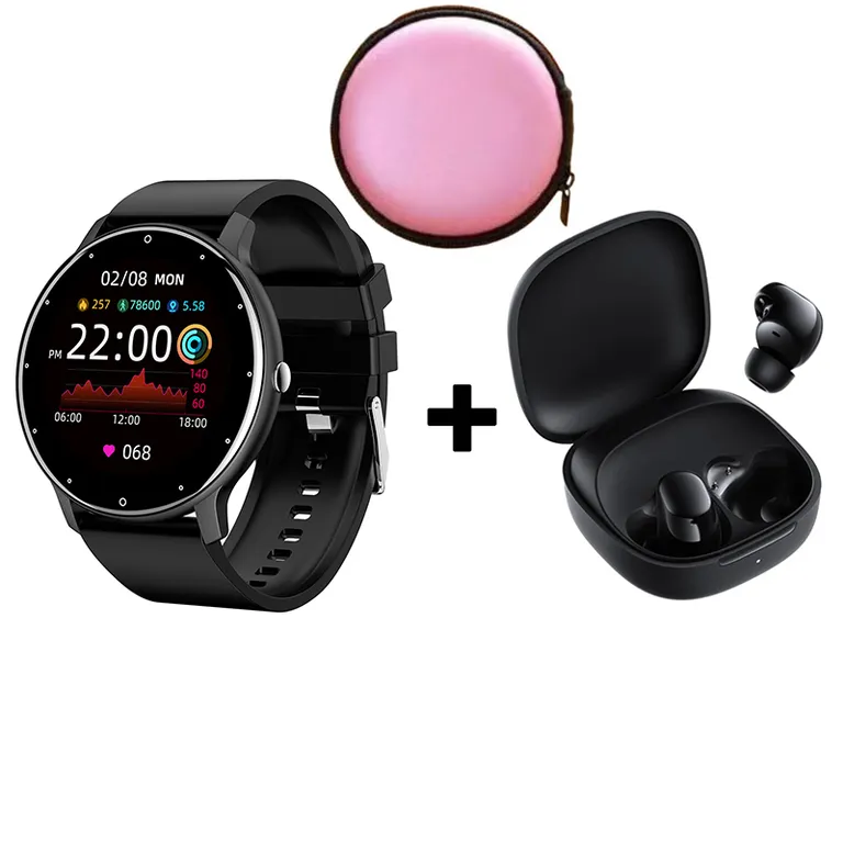 Redmi Buds 6 Play Tws Audifonos y Fit 2-B Reloj inteligente y Estuche