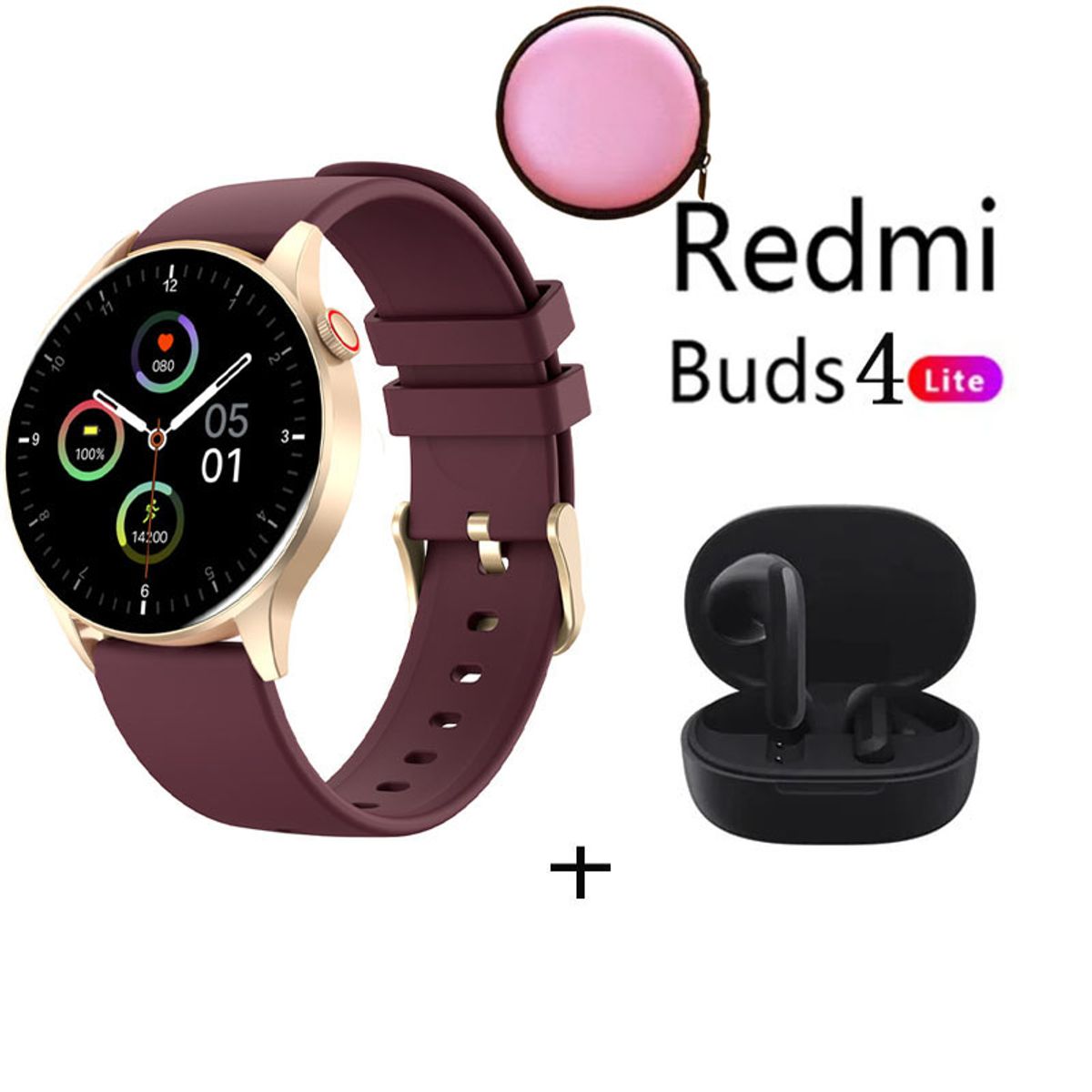 XIAOMI - Reloj inteligente deportivo Y85+Audifonos Redmi Buds4 Lite y Estuche
