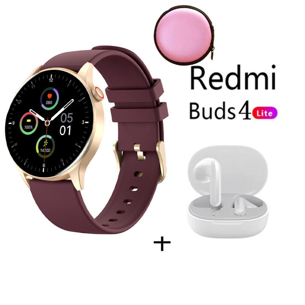 XIAOMI - Reloj inteligente deportivo Y85+Audifonos Redmi Buds4 Lite y Estuche