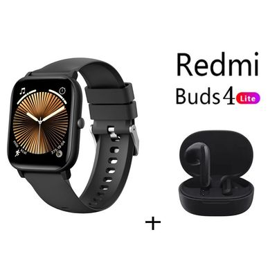 Xiaomi Buds4 Lite Combo Negro Y Reloj Inteligente C09 Negro