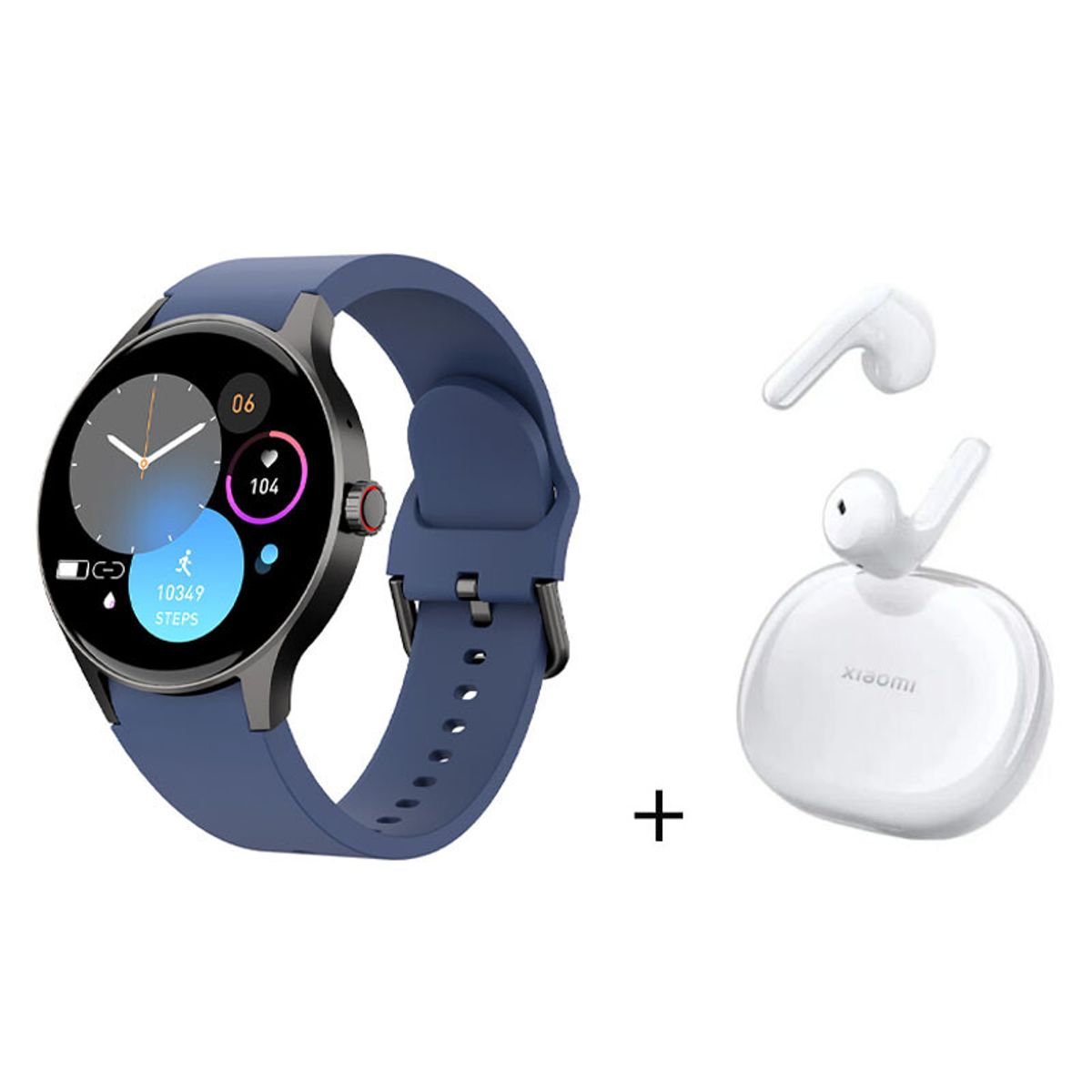XIAOMI - Audífonos Bluetooth Xiaomi Air 3 SE y Reloj Inteligente Y80 - Azul