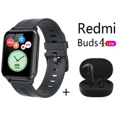 XIAOMI - Y79 reloj inteligente deportivo Negro + combo Redmi Buds 4 Lite