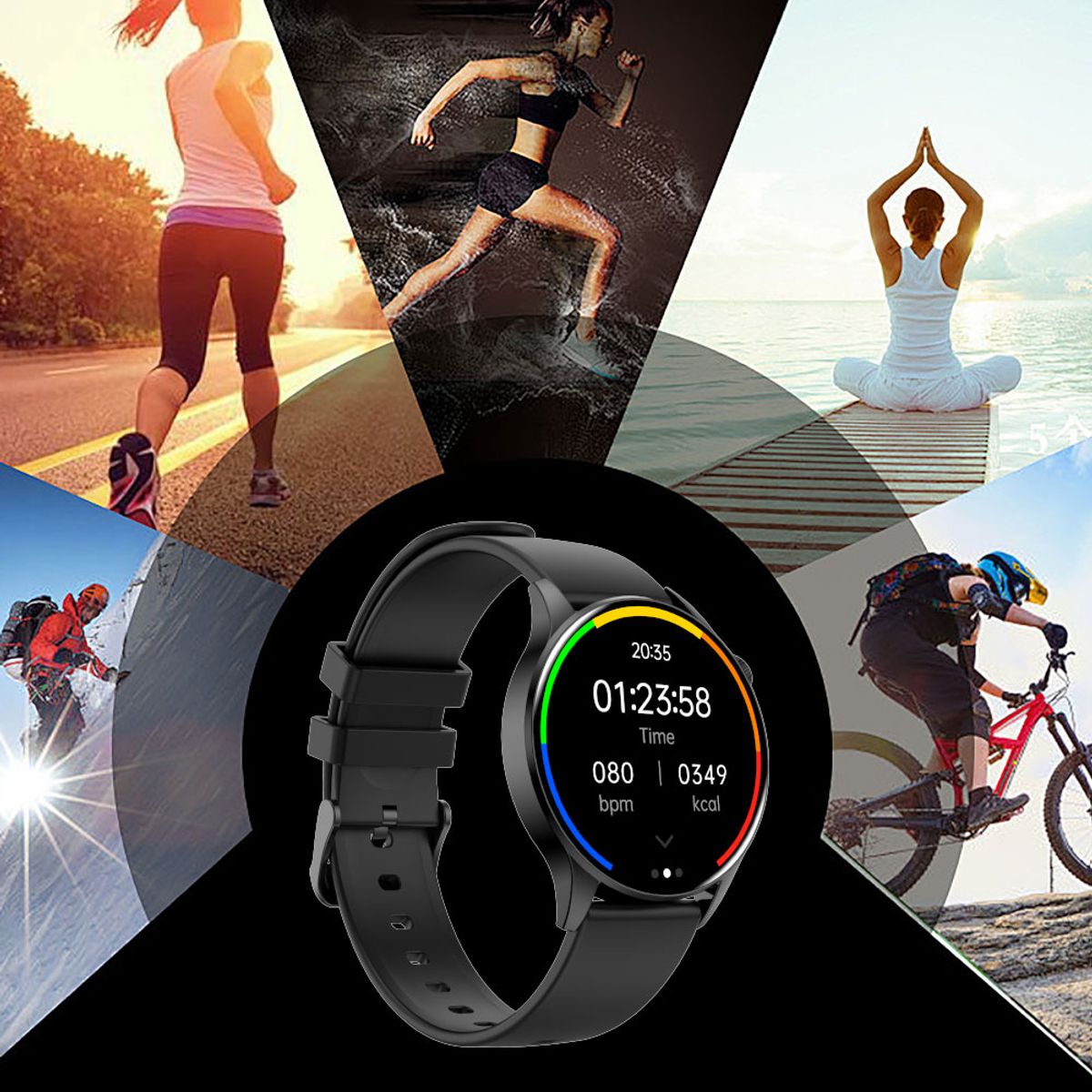 XIAOMI - Y85 reloj inteligente deportivo + combo Redmi AirDots 2 - púrpura