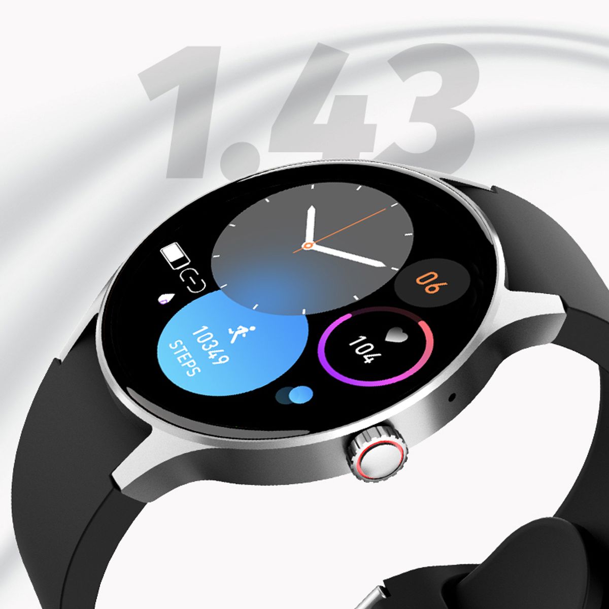 LENOVO - Pantalla AMOLED reloj inteligente deportivo + Lenovo LP40 - Azul