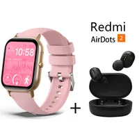 Reloj inteligente + combo Redmi AirDots 2 - Rosa