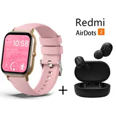 XIAOMI - Reloj inteligente + combo Redmi AirDots 2 - Rosa
