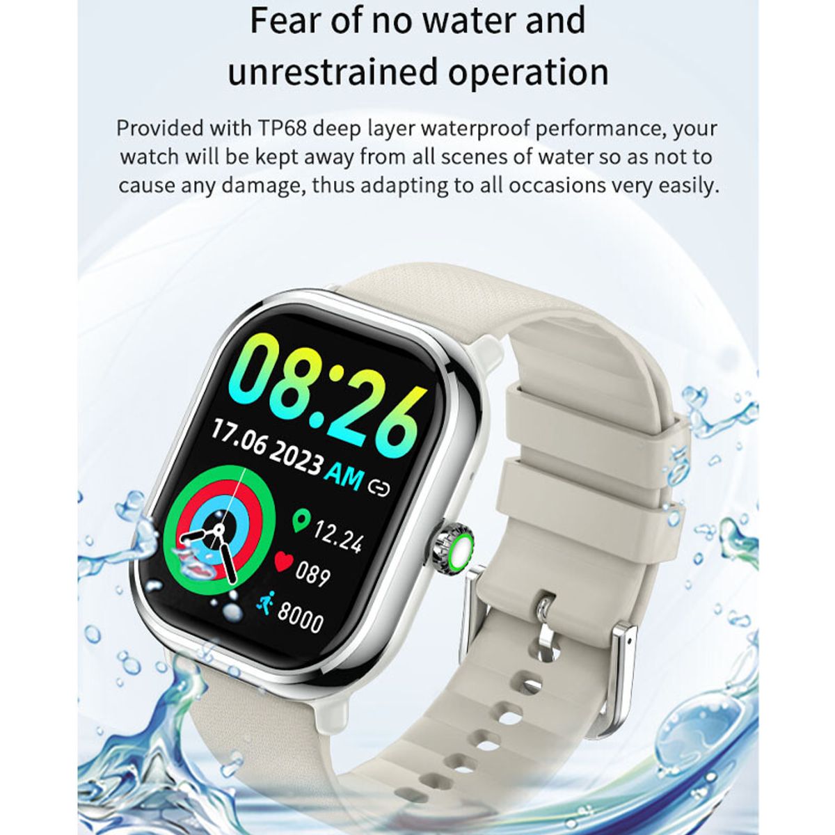 XIAOMI - Reloj Inteligente Deportivo P101Scombo Xiaomi Redmi AirDots 2- Dorado