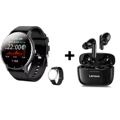 LENOVO - Audífonos XT90 y Smartwatch Fit 2 y cinturón inoxidable