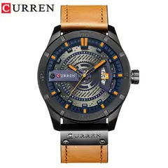 CURREN - Reloj Hombre Elegante Caballero