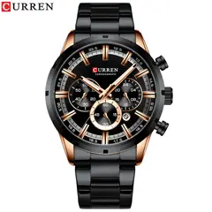 CURREN - Reloj Hombre Elegante Caballero