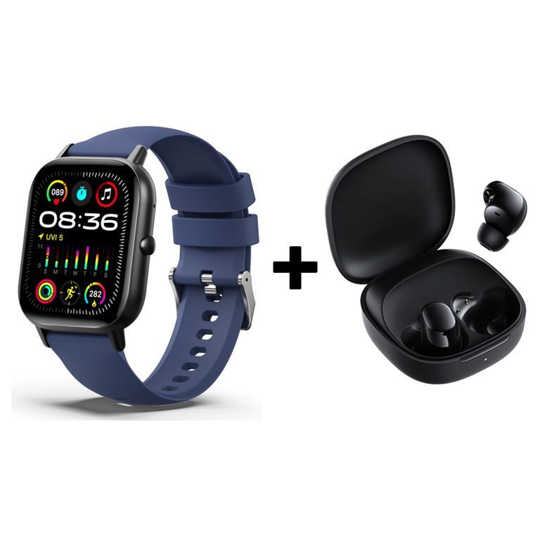 Reloj inteligente + combo Redmi Buds 6 Play - Azul