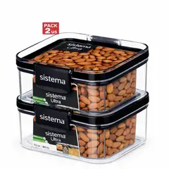 SISTEMA - Contenedor Hermetico Ultra de 460 ml. - Pack 2 us. - Fabricado en Nueva Zelandia