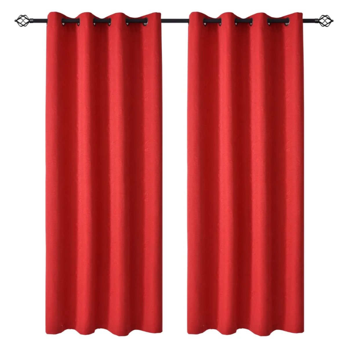 OKAY - Set Cortinas Hogar 2 Paños 140x220 Cm Diseño Turlipan
