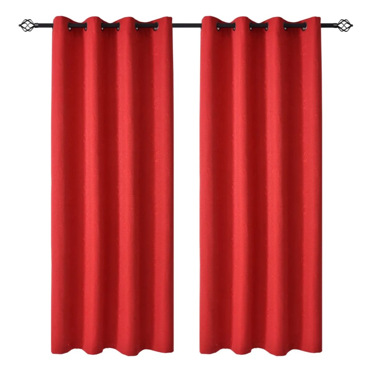 OKAY - Set Cortinas Hogar 2 Paños 140x220 Cm Diseño Turlipan