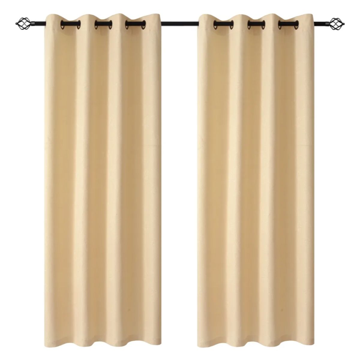 OKAY - Set Cortinas Hogar 2 Paños 140x220 Cm Diseño Turlipan