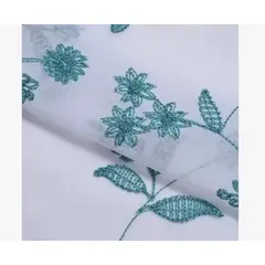 OKAY - Set Visillo De Lino Bordado 140x220cm