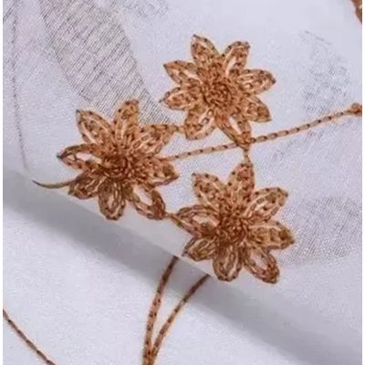 Imagen 2 del producto Set Visillo De Lino Bordado 140x220cm