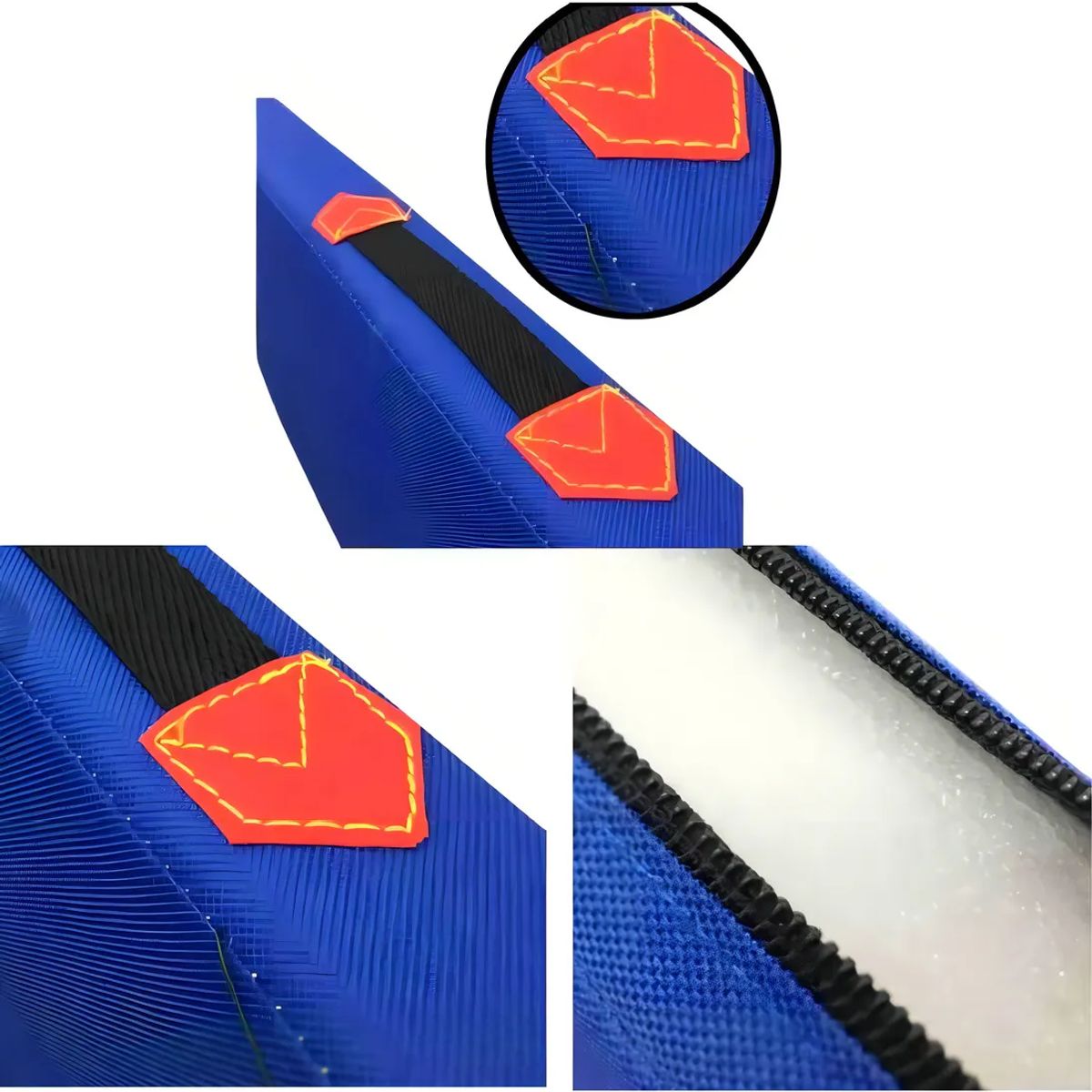 GENERICO - Colchoneta Deportiva Tela Lona Oxford 100x50x5cm ejercicio Color Azul
