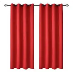 HD HOGAR SPA - 1 Paño Cortina Lino Con Blackout Engomado Térmica 140x220