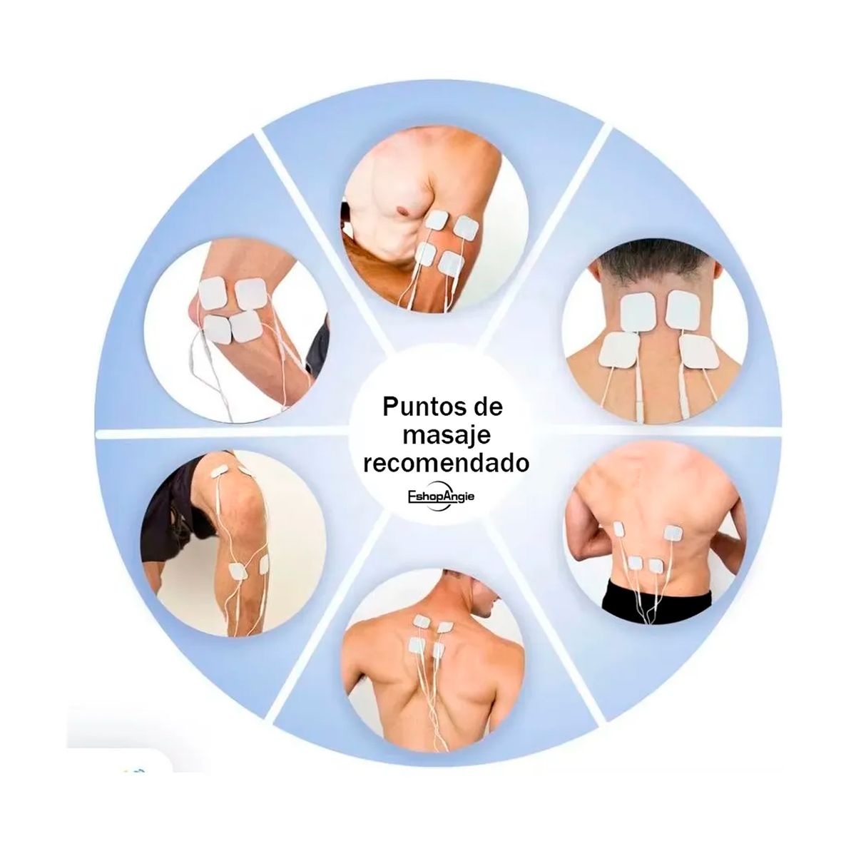 OFERTABKN - Electroestimulador Muscular Tens Ems Masaje 4 Canales