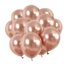 PASTELERIUS - 25 Globos Metalicos Globos Feliz Cumpleaños Set Cumpleaños Coral Claro Globo Metalizados Cumpleaños