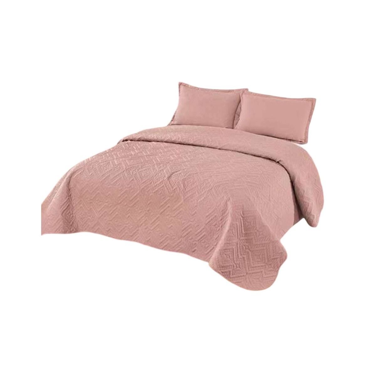 GENERICO - Cubrecama SUPER KING Quilt reversible Elegante