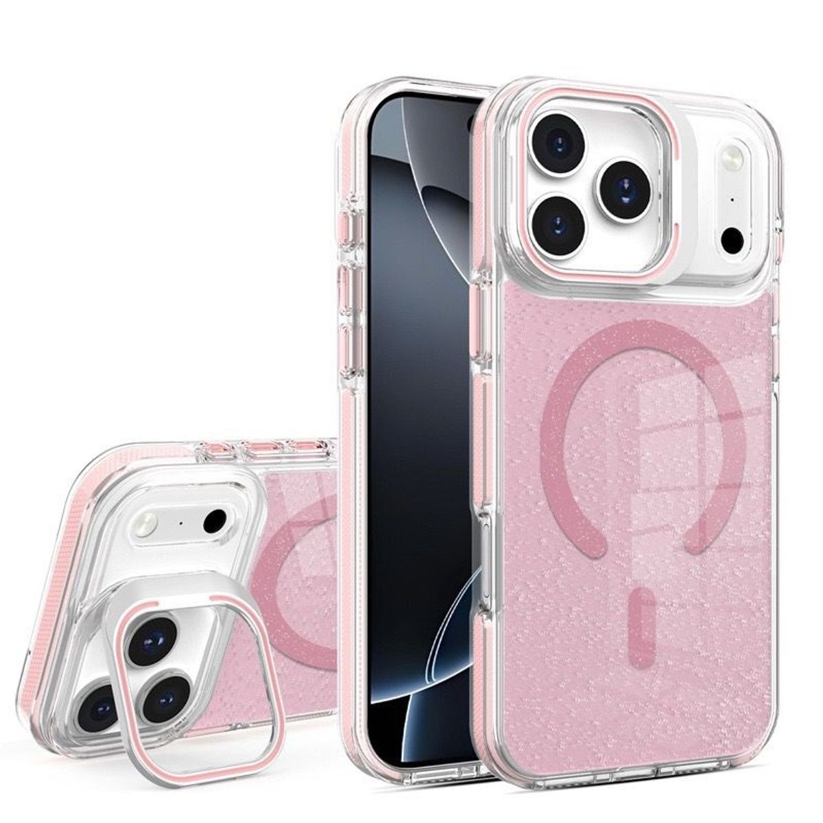 DEVIA - Kit Carcasa Lamina HD para iPhone 17 Pro Brilla