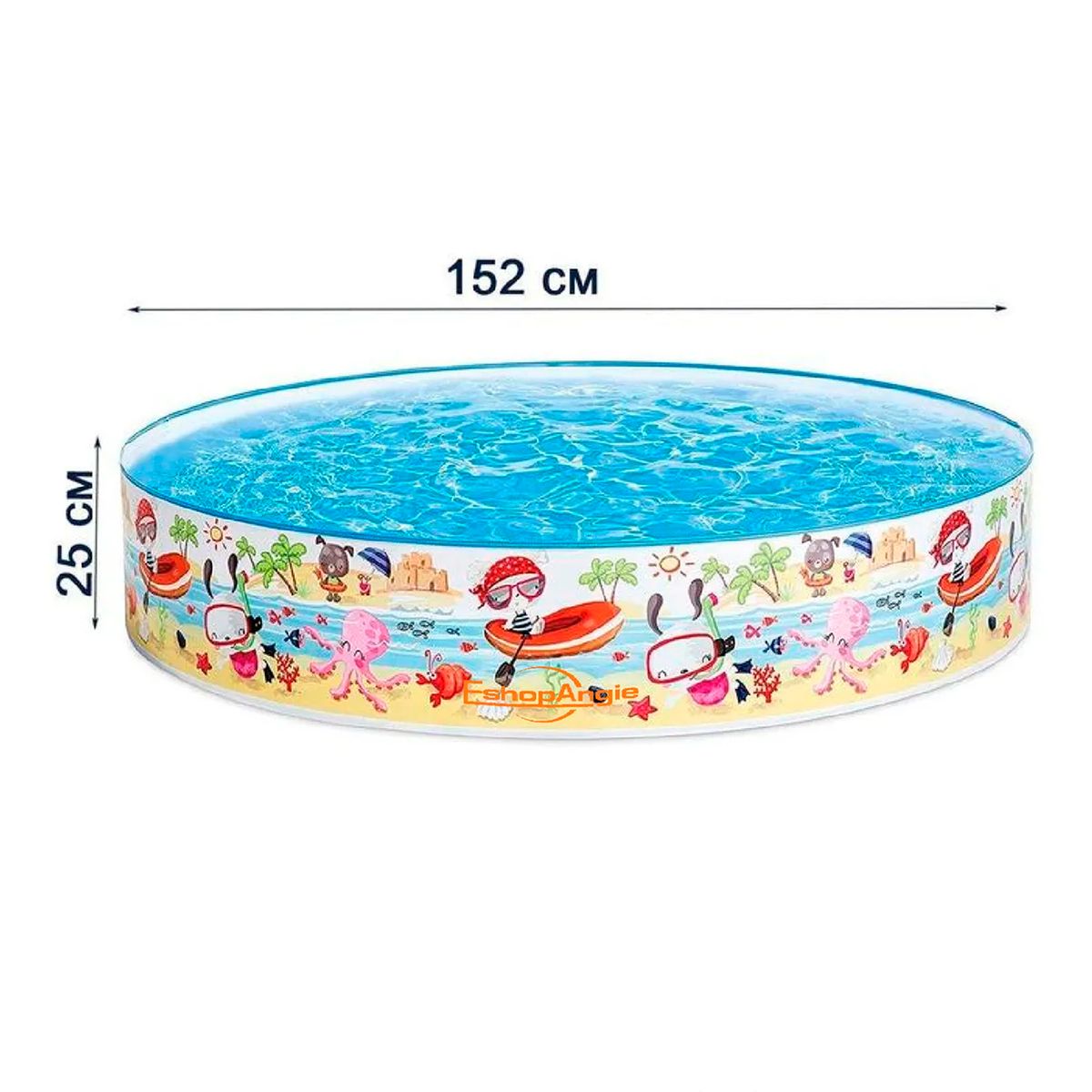 OFERTABKN - Piscina Rigida Redonda Para Niños 152x25cm