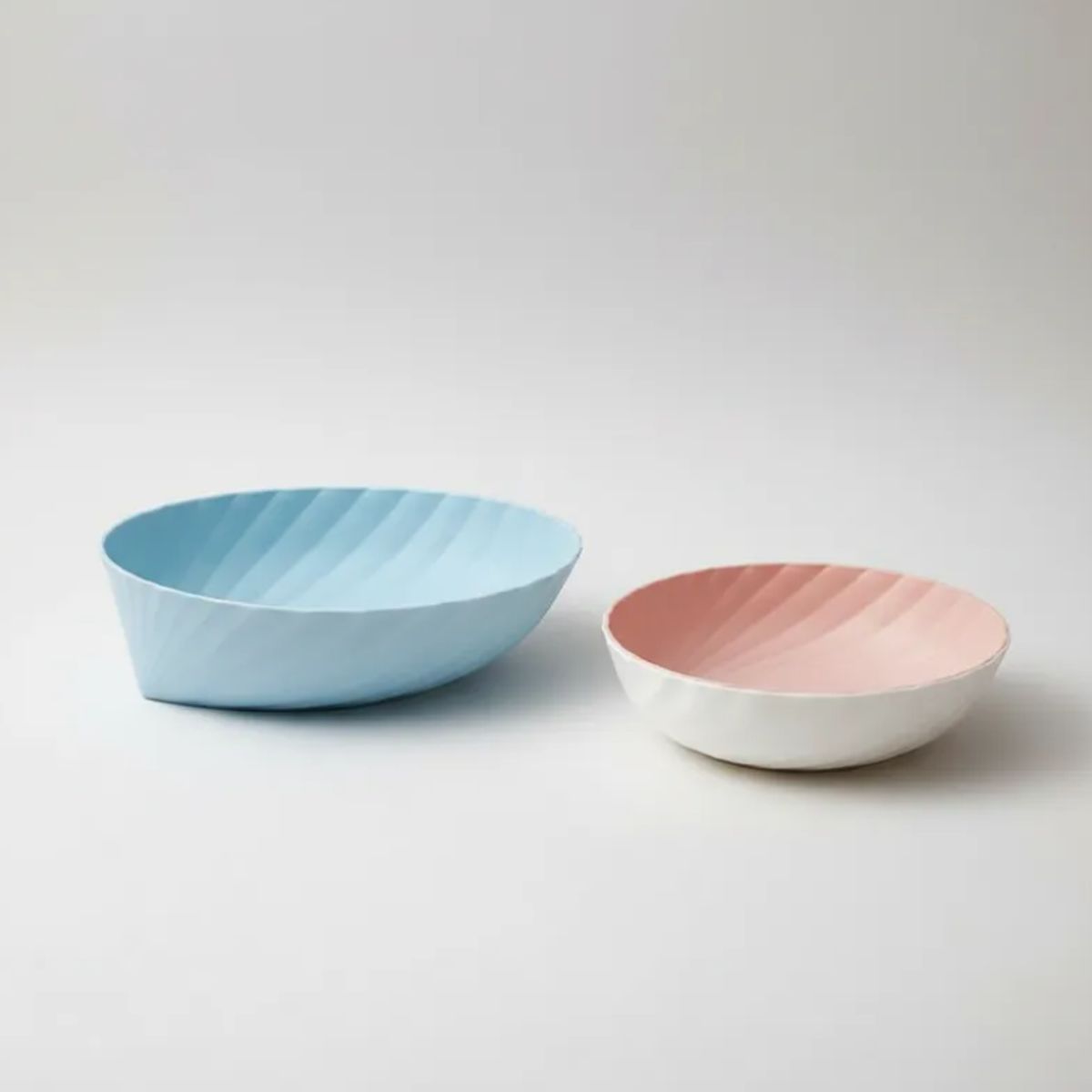 GENERICO - x2 Fuente Bowl Plástico Frutero Ensaladera Diseño Moderno 275cm