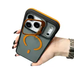 DEVIA - Kit Carcasa Lamina Antihuella para iPhone 17 Pro Max Bracket