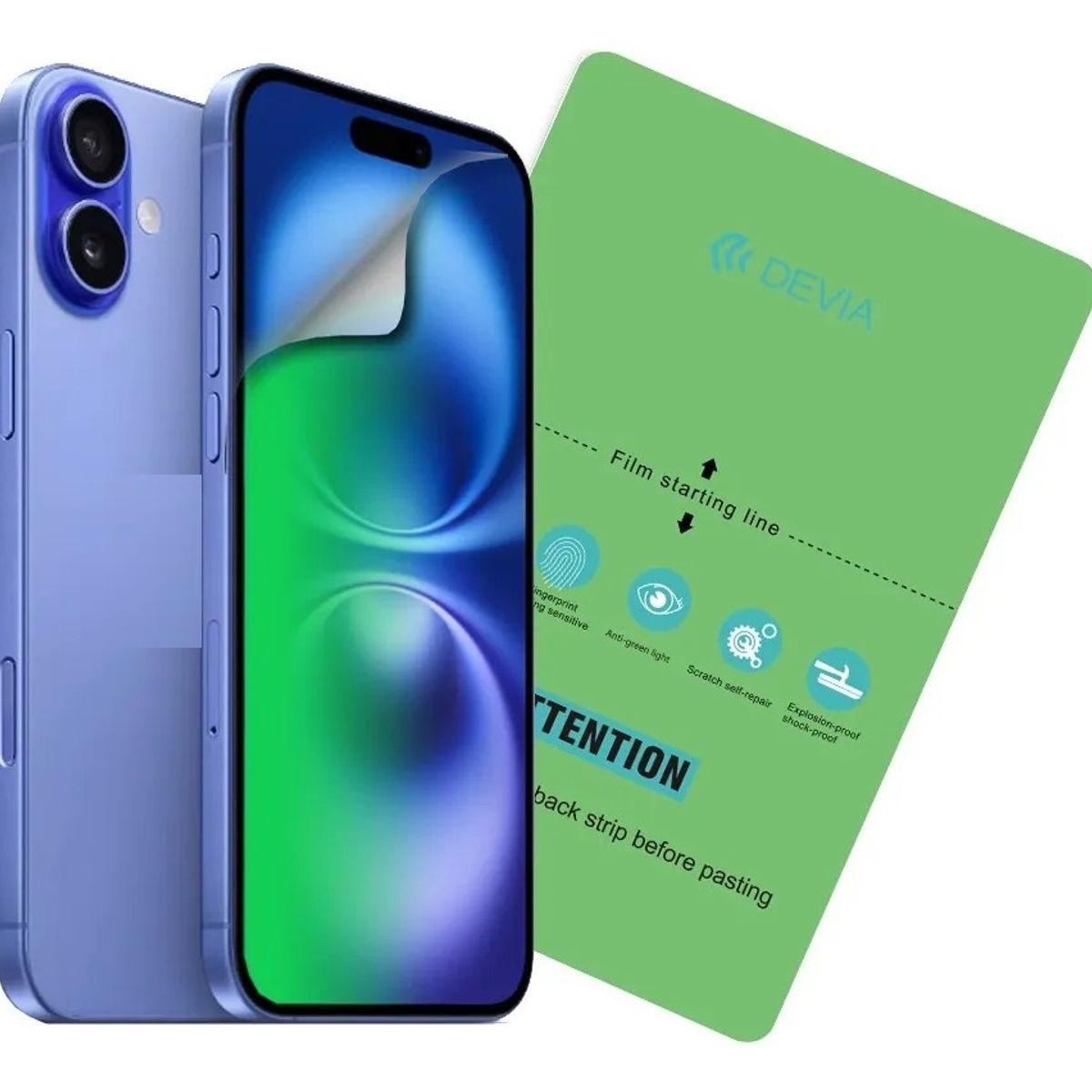 DEVIA - Kit Carcasa Lamina Greenray para iPhone 17 Pro Max Bracket