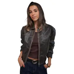 DIVINO JEANS - Chaqueta Maite II Café