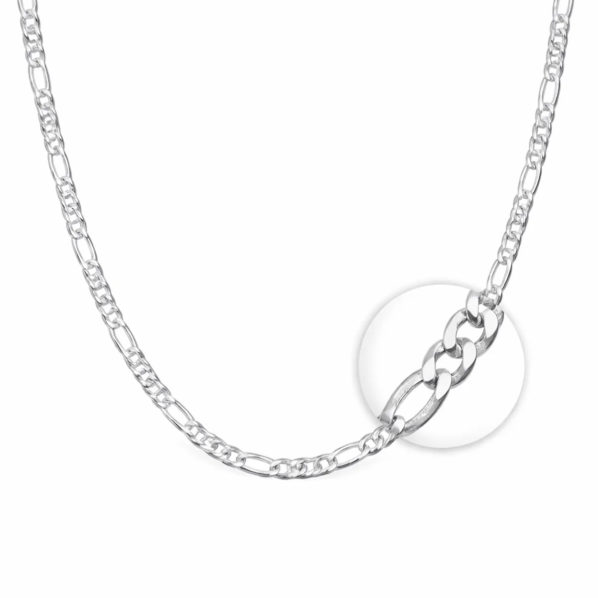 LK LUKSO - Cadena Cartier 3 mm Hombre en Plata 925