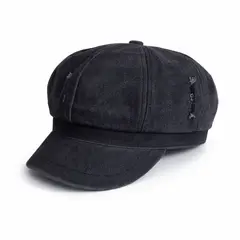 COLETTE - Boina con Visera Paneles Denim Desgastada