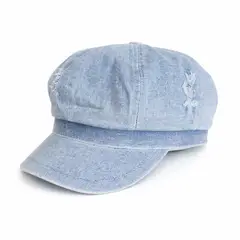 COLETTE - Boina con Visera Paneles Denim Desgastada