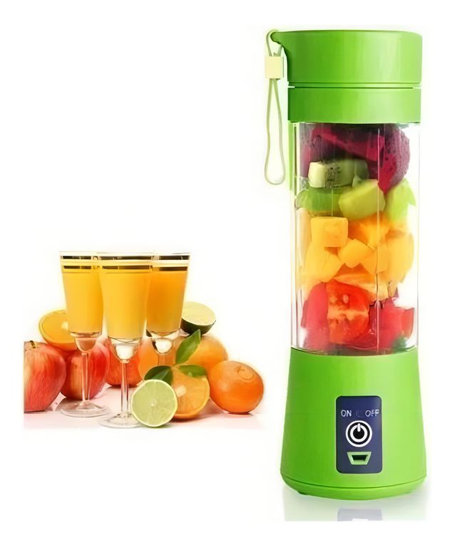 Mini Licuadora Portatil USB 380 ml Batidora Recargable Smoothies Variado