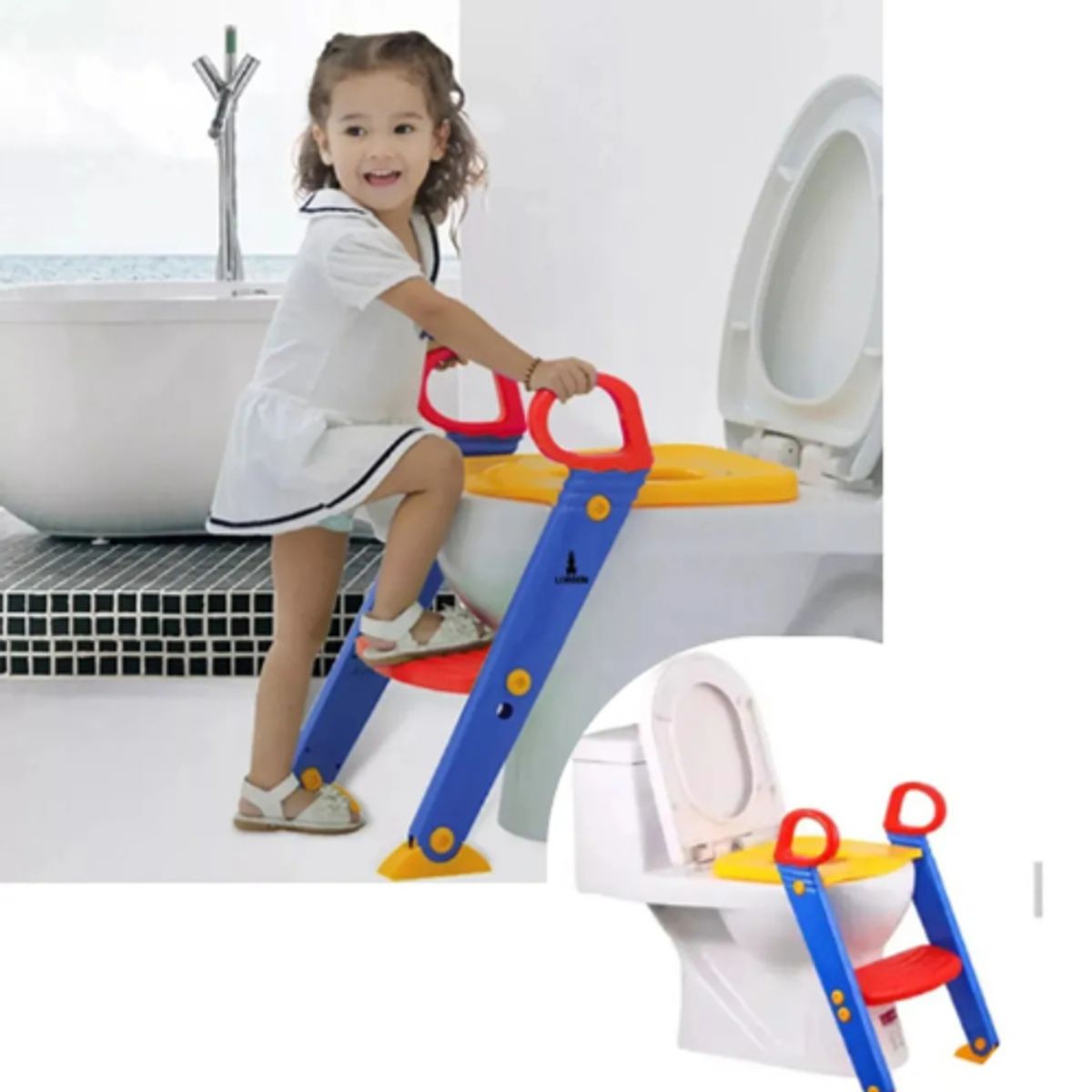 MOVI - WC para niños adaptador con escalera