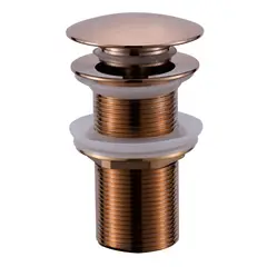 UNITEX - Desague Lavatorio Rose Gold Sin Rebalse 62043-1RG