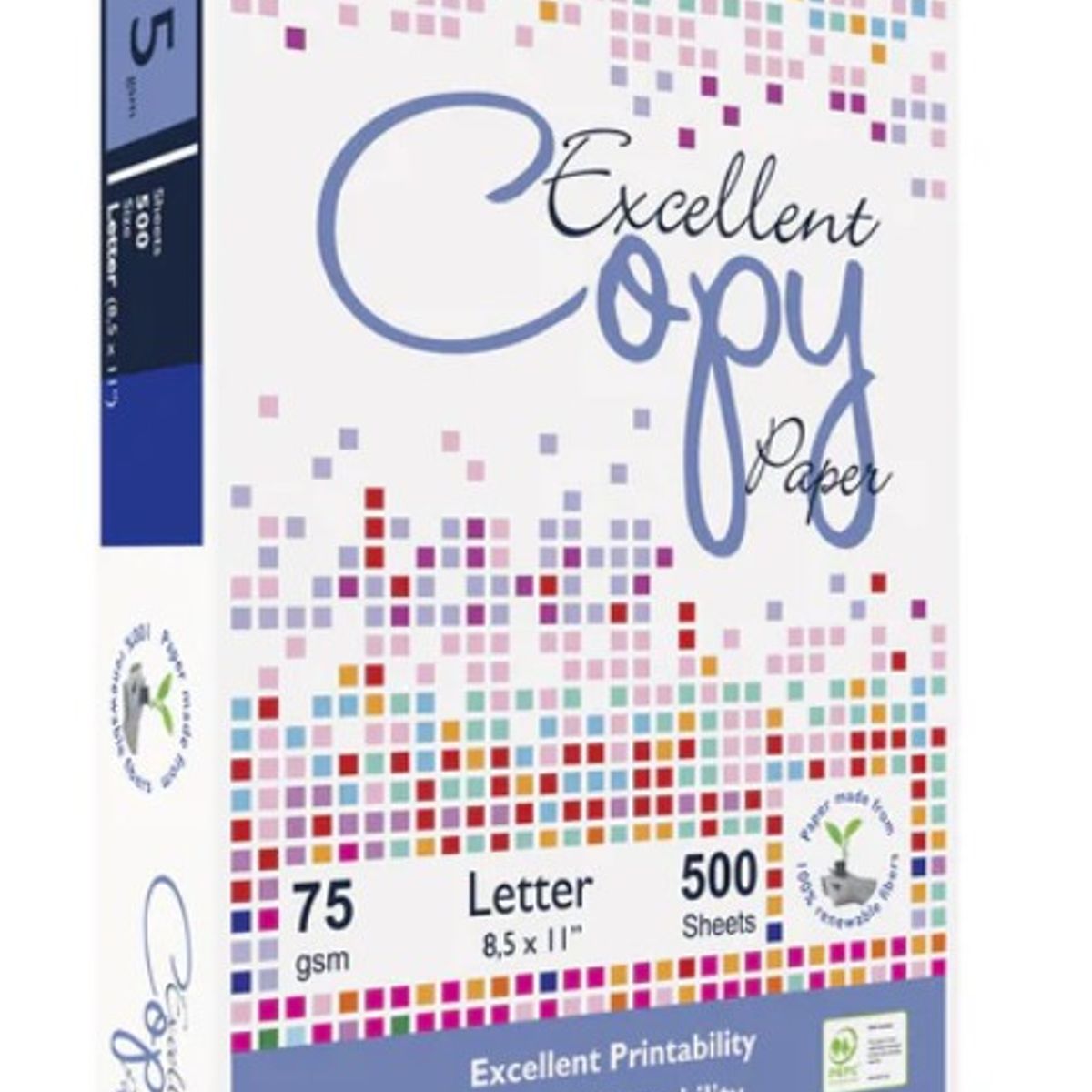 GENERICO - Resma Papel Carta Copy Paper - 500 Hojas - 75 gr