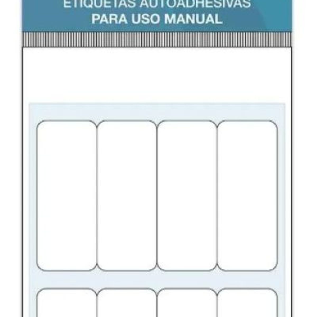 ADETEC - Etiquetas Manual 20 X 50 mm 80 Unid Blancas
