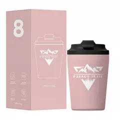 GENERICO - Mug térmico 240 ml para café FlipSeal acero inoxidable Rosa Cuarzo