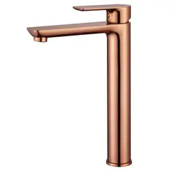 UNITEX - Monomando Lavatorio Rosado Frances Alto 73031RG