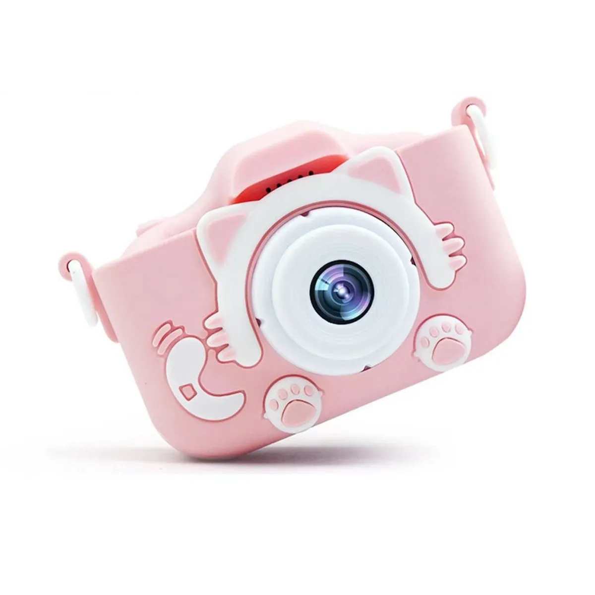 KINDA NICE - Mini Cámara Fotográfica Digital Para Niños Con Funda Y 64 Gb